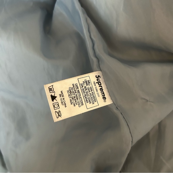 Supreme Stripe Panel Down Jacket FW18 - Picture 5 of 10